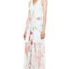 Zimmermann Clieque Paneled Fishnet Dress  in White (floral) - Lyst