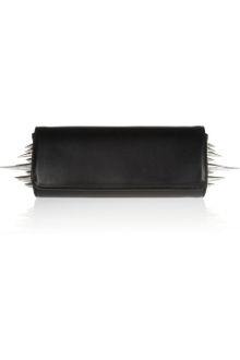 Christian Louboutin Marquise Spiked Leather Clutch - Lyst