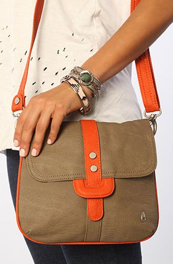 Nixon The Scope Crossbody Purse in Burnt Orange - Lyst