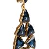 Oscar De La Renta 24karat Gold Plated Swarovski Crystal Clip Earrings in Gold - Lyst
