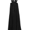 Roberto Cavalli Cutout Silkchiffon Gown in Black - Lyst