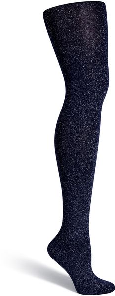 Fogal Viola Cashmeresilk Metallic Lusso Tights - Lyst