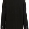 Topshop Boiled Wool Biker Coat in Black - Lyst
