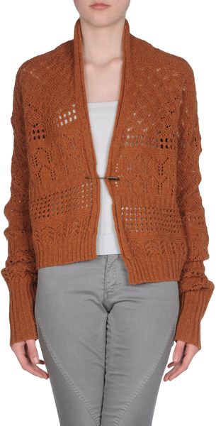 Knit Cardigan - Lyst
