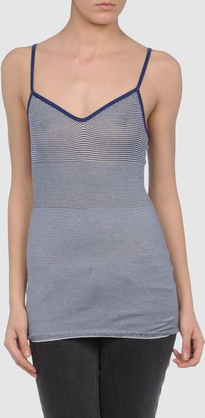 Knit Top - Lyst