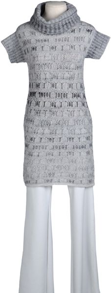 Stefanel Short Sleeve Jumper - Lyst