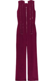 3.1 Phillip Lim Embellished Silkcrepe Jumpsuit - Lyst