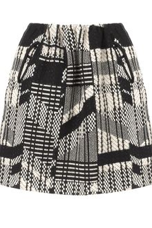 Calla Noir Tweed Skirt - Lyst