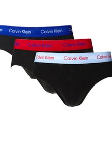 Calvin Klein Calvin Klein Three Pack Cotton Stretch Briefs - Lyst