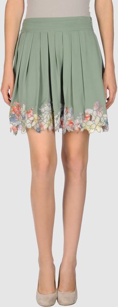 Catherine Malandrino Mini Skirt - Lyst