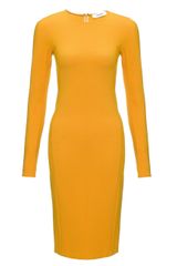 Chalayan Mustard Nothing Mini Dress