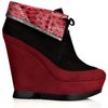 Edmundo Castillo 120mm Cranberry Marlene Wedges in Red (cranberry) - Lyst