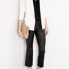 Elizabeth And James Allen Stretch Leather Kick Trousers in Black - Lyst