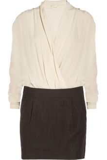 Forte Forte Silk and Woolblend Mini Dress - Lyst