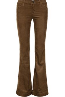 Goldsign Elan Midrise Flared Corduroy Jeans - Lyst