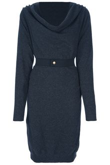 Lanvin Belted Sweater Dress - Lyst