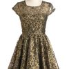 Modcloth Golden Garden Dress in Pink - Lyst
