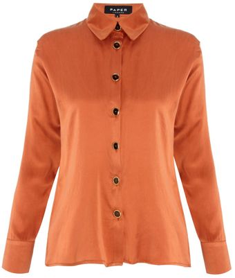 Paper London Flame Silk Kardoman Shirt - Lyst