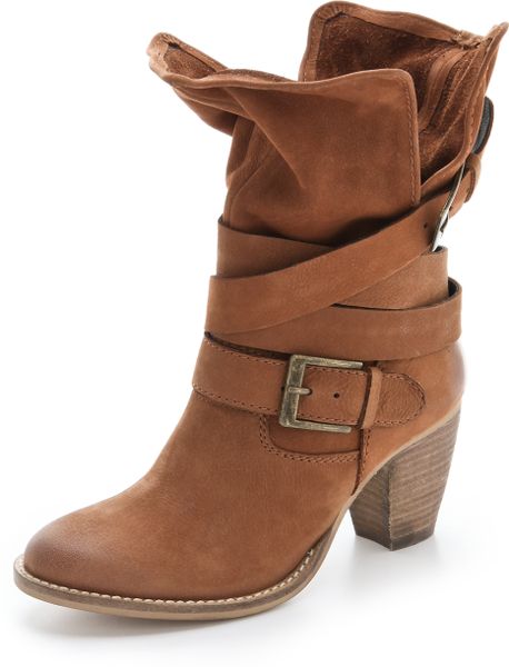 steven by steve madden pearle buckle booties