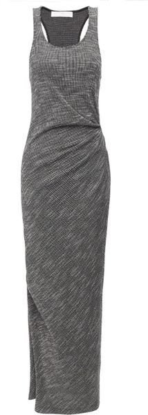 Thakoon Addition Black and White Gathered Tank Dress - Lyst