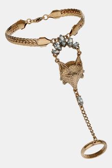 Topshop Fox Handchain - Lyst