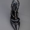 Valentino Studded Sling Back Pump in Black - Lyst