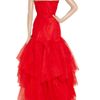 Vivienne Westwood Gold Label Paper Bag Tiered Silktaffeta and Tulle Gown in Red - Lyst