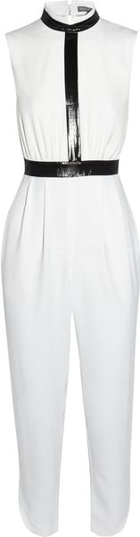 Camilla & Marc Estate Contrasttrim Crepe Jumpsuit - Lyst