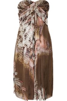Matthew Williamson Printed Silkgeorgette Dress - Lyst