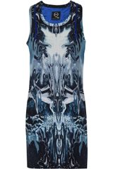 McQ by Alexander McQueen Printed Stretchsilk Dress