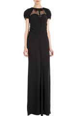 Nina Ricci Cap Sleeve Gown
