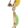 Oscar De La Renta 24karat GoldPlated Carved Cabochon Clip Earrings in Multicolor (gold) - Lyst