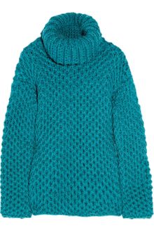 Reed Krakoff Honeycomb Merino Wool Turtleneck Sweater - Lyst