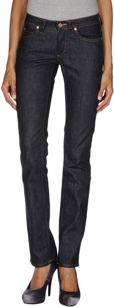 Acne Denim Trousers - Lyst
