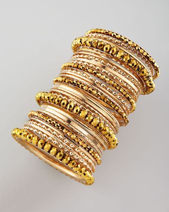 Cara Accessories 24piece Bangle Set - Lyst