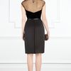 Coast Isabella Velvet Top in Gray (black) - Lyst