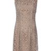 Dolce & Gabbana Sleeveless Lace Dress in Gold - Lyst