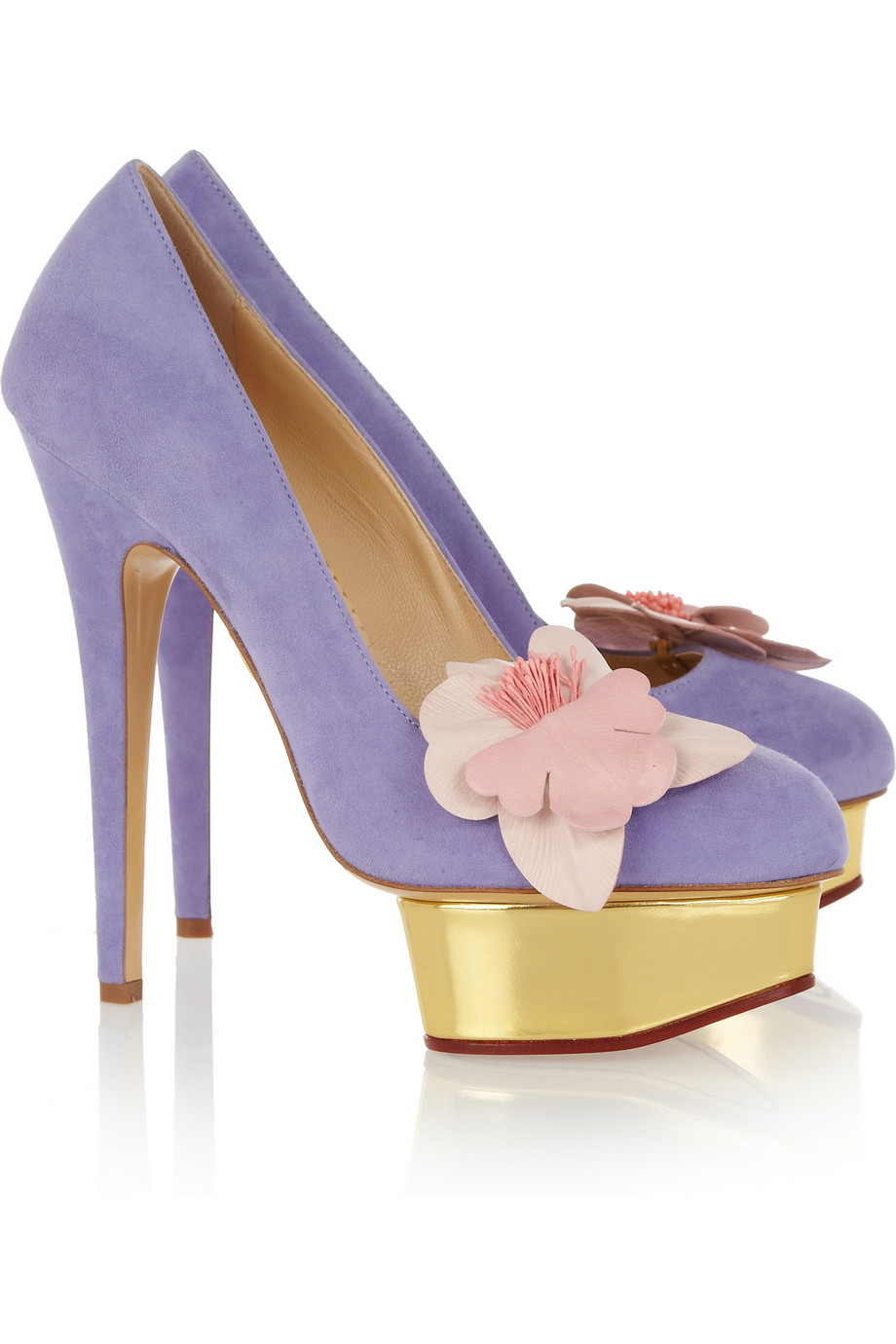 Shoeniverse: Dolly suede platform pumps 