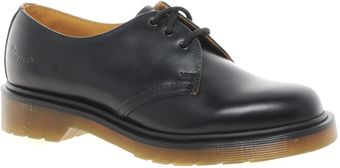 Dr. Martens Classic Black Flat Shoes - Lyst