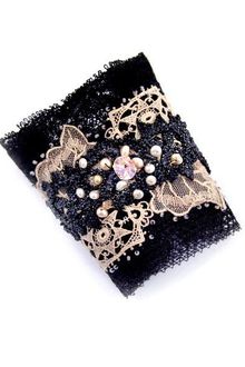 Krista R Deco Embroidered Cuff - Lyst