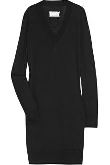 Maison Martin Margiela Wool and Silk Blend Sweater Dress - Lyst