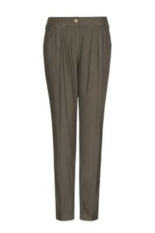 Mango Pleated Tapered Trousers - Lyst