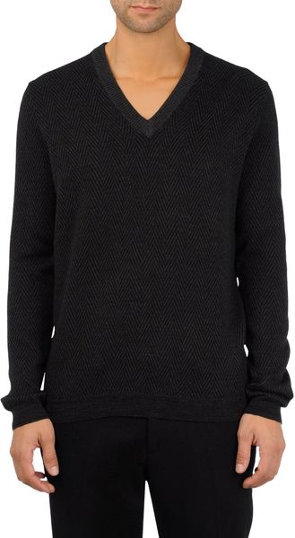 Pringle of Scotland Herringbone Sweater - Lyst
