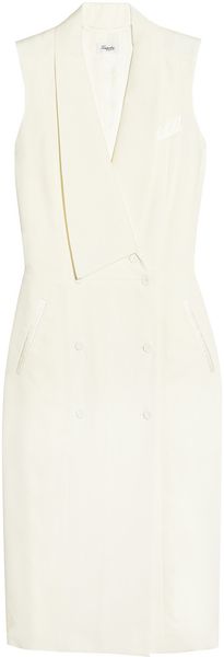 Temperley London Doublebreasted Woolblend Twill Dress - Lyst