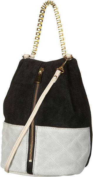 Topshop Quilted Box Chain Bag - Lyst