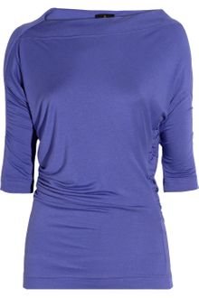 Vivienne Westwood Anglomania Arianna Ruched Stretchjersey Top - Lyst