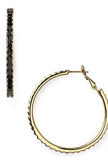 Kate Spade Dot To Dot Hoop Earrings - Lyst