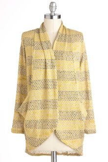 ModCloth 'When Life Gives You Lemongrass' Cardigan - Lyst