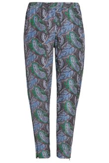 Elizabeth And James Paisley Trent Silk Pants - Lyst