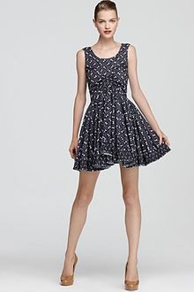 Z Spoke by Zac Posen Printed Dress Sleeveless Scoop Neck - Lyst